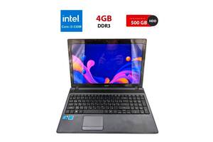 Ноутбук Б-класс Acer Aspire 5733Z/ 15.6' (1366x768) TN / Intel Core i3-330M (2 (4) ядра по 2.13 GHz) / 4 GB DDR3 / 50...