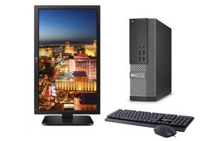 Б/у Комплект ПК: Dell OptiPlex 7020 SFF| i3-4130| 4GB RAM| 240GB SSD| HD 4400+LG 24MB37PM| 24' 1920x1080 |