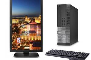 Б/у Комплект ПК: Dell OptiPlex 7020 SFF| i3-4130| 4GB RAM| 240GB SSD| HD 4400+LG 24MB37PM| 24' 1920x1080 |