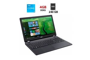 Ноутбук Б-класс Acer Aspire ES1-571 / 15.6' (1366x768) TN / Intel Core i3-5005U (2 (4) ядра по 2.0 GHz) / 4 GB DDR3 /...