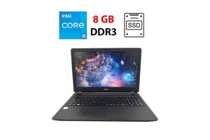 Ноутбук Б-класс Acer Aspire ES1-572 / 15.6' (1366x768) TN / Intel Core i5-7200U (2 (4) ядра по 2.5 - 3.1 GHz) / 8 GB...