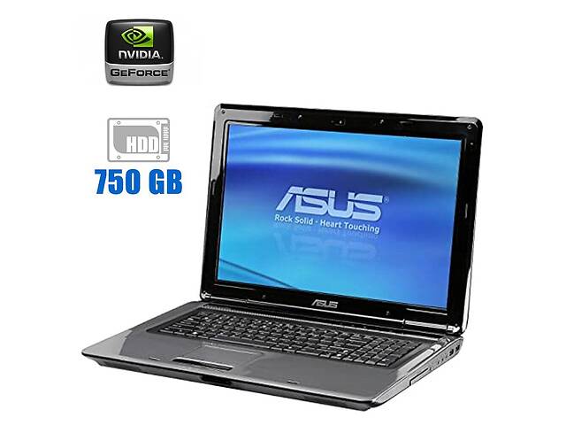 Ноутбук Б-клас Asus Pro 76S/17.3' (1600x900)/Pentium T3400/4GB RAM/750GB HDD/GeForce 9300M GS 512MB