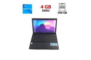 Ноутбук Б-класс Asus X55A / 15.6' (1366x768) TN / Intel Pentium B960 (2 ядра по 2.2 GHz) / 4 GB DDR3 / 500 GB HDD / I...