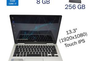 Ноутбук Б-класс Dell Inspiron 7370 / 13.3' (1920x1080) Touch IPS / Intel Core i7-8550U (4 (8) ядра по 1.8 - 4.0 GHz)...