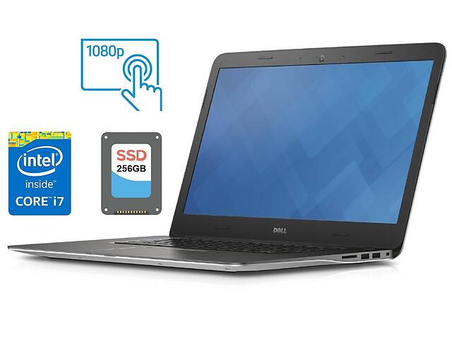 Ноутбук Б-класс Dell Inspiron 7548/ 15.6' (1920x1080) IPS Touch/ i7-5500U/ 8GB RAM/ 256GB SSD/ HD 5500/ Без АКБ