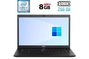 Ноутбук Б-класс Dell Latitude 7480 / 14' (2560x1440) IPS Touch / Intel Core i7-7600U (2 (4) ядра по 2.8 - 3.9 GHz) /...