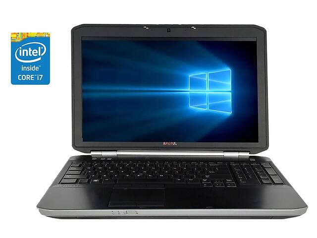 Ноутбук Б-класс Dell Latitude E5520 / 15.6' (1366x768) TN / Intel Core i7-2640M (2 (4) ядра по 2.8 - 3.5 GHz) / 4 GB...