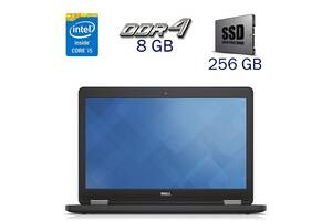 Ноутбук Б-класс Dell Latitude E5570 / 15.6' (1920x1080) TN / Intel Core i5-6300HQ (4 ядра по 2.3 - 3.2 GHz) / 8 GB DD...