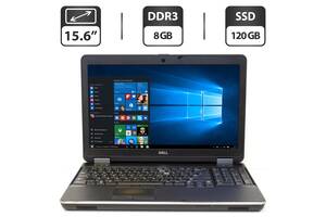 Ноутбук Б-класс Dell Latitude E6540/ 15.6' (1366x768)/ i5-4310M/ 8GB RAM/ 120GB SSD/ HD 4600