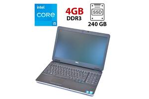 Ноутбук Б-класс Dell Latitude E6540 / 15.6' (1366x768) TN / Intel Core i5-4310M (2 (4) ядра по 2.7 - 3.4 GHz) / 4 GB...