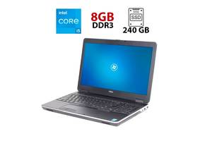 Ноутбук Б класс Dell Latitude E6540 / 15.6' (1366x768) TN / Intel Core i5-4310M (2 (4) ядра по 2.7 - 3.4 GHz) / 8 GB...