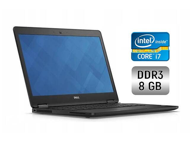 Ноутбук Б-класс Dell Latitude E7440 / 14' (1920x1080) IPS / Intel Core i7-4600U (2 (4) ядра по 2.1 - 3.3 GHz) / 8 GB...