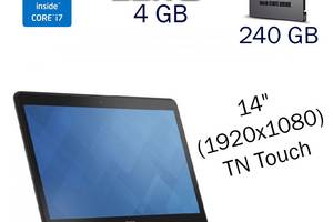 Ноутбук Б класс Dell Latitude E7450 / 14' (1920x1080) TN Touch / Intel Core i7-5600U (2 (4) ядра по 2.6 - 3.2 GHz) /...