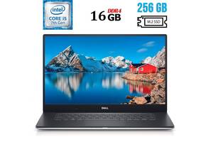 Ноутбук Б-класс Dell Precision 5520 / 15.6' (1920x1080) IPS / Intel Core i5-7440HQ (4 ядра по 2.8 - 3.8 GHz) / 16 GB...