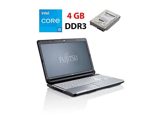 Ноутбук Б-класс Fujitsu Lifebook A532 / 15.6'' (1366x768) TN / Intel Core i5-3210M (2 (4) ядра по 2.5 - 3.1 GHz) / 4...