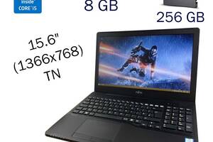 Ноутбук Б-класс Fujitsu LifeBook A556/ 15.6' (1366x768)/ i5-6200U/ 8GB RAM/ 256GB SSD/ HD 520