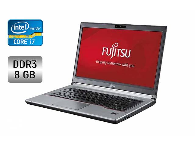 Ноутбук Б-класс Fujitsu LifeBook E746 / 14' (1920x1080) TN / Intel Core i7-6600U (2 (4) ядра по 2.6 - 3.4 GHz) / 8 GB...