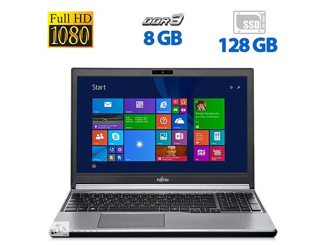 Ноутбук Б-клас Fujitsu Lifebook E754/ 15.6'' (1920x1080) IPS/i5-4210M/8GB RAM/128GB SSD/HD 4600