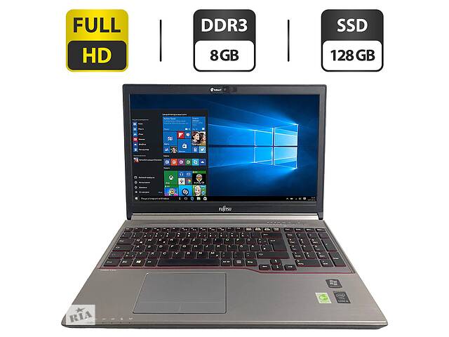 Ноутбук Б-класс Fujitsu LifeBook E754 / 15.6' (1920x1080) IPS / Intel Core i5-4200M (2 (4) ядра по 2.5 - 3.1 GHz) / 8...