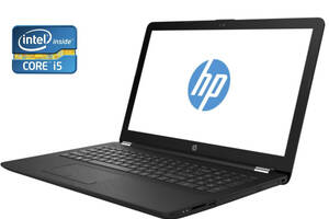 Ноутбук Б-класс HP 15-bs015dx / 15.6' (1366x768) TN Touch / Intel Core i5-7200U (2 (4) ядра по 2.5 - 3.1 GHz) / 8 GB...