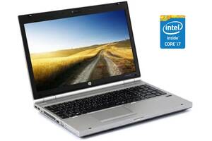 Ноутбук Б-класс HP EliteBook 8570p / 15.6' (1366x768) TN / Intel Core i7-3740QM (4 (8) ядра по 2.7 - 3.7 GHz) / 8 GB...