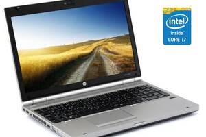 Ноутбук Б-класс HP EliteBook 8570p / 15.6' (1366x768) TN / Intel Core i7-3740QM (4 (8) ядра по 2.7 - 3.7 GHz) / 8 GB...