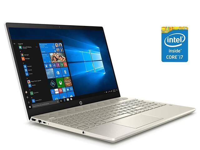 Ноутбук Б-класс HP Pavilion 15-cs0064st / 15.6' (1920x1080) IPS / Intel Core i7-8550U (4 (8) ядра по 1.8 - 4.0 GHz) /...