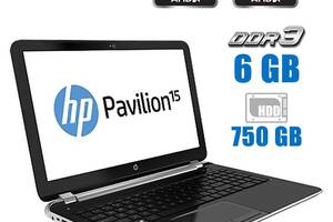 Ноутбук Б-клас HP Pavilion 15-n027er/15.6' (1366x768)/A6-5200/6GB RAM/750GB HDD/Radeon HD 8670M 1GB