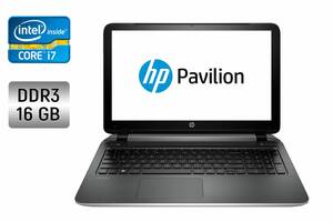 Ноутбук Б-класс HP Pavilion 15-n069sb / 15.6' (1920x1080) IPS / Intel Core i7-4500U (2 (4) ядра по 1.8 - 3.0 GHz) / 1...