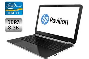Ноутбук Б-класс HP Pavilion ProtectSmart / 15.6' (1366x768) TN / Intel Core i3-3217U (2 (4) ядра по 1.8 GHz) / 8 GB D...