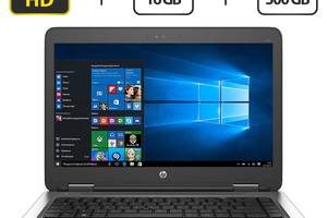 Ноутбук Б-класс HP Probook 640 G3 / 14' (1920x1080) TN / Intel Core i5-7200U (2 (4) ядра по 2.5 - 3.1 GHz) / 16 GB DD...