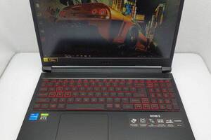 Б/у Игровой ноутбук Acer Nitro 5 AN515-57-5371 15.6' 1920x1080| i5-11400H| 16GB RAM| 512GB SSD| RTX 3050 Ti