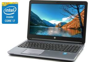 Ноутбук Б-класс HP ProBook 650 G1 / 15.6' (1366x768) TN / Intel Core i7-4800MQ (4 (8) ядра по 2.7 - 3.7 GHz) / 8 GB D...