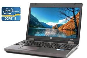 Ноутбук Б-класс HP ProBook 6570b / 15.6' (1366x768) TN / Intel Core i5-3210M (2 (4) ядра по 2.5 - 3.1 GHz) / 8 GB DDR...