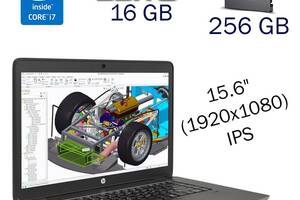 Ноутбук Б-класс HP Zbook 15 G2/ 15.6' (1920x1080) IPS/ i7-4800MQ/ 16GB RAM/ 256GB SSD/ Quadro K2100M 2GB