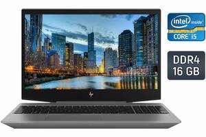 Ноутбук Б-класс HP Zbook 15v G5 / 15.6' (3840x2160) IPS / Intel Core i5-8300H (4 (8) ядра по 2.3 - 4.0 GHz) / 16 GB D...