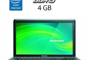 Ноутбук Б-класс Lenovo G550/ 15.6' (1366x768)/ Pentium T4500/ 4GB RAM/ 128GB SSD/ GMA 4500M