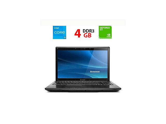 Ноутбук Б-класс Lenovo G560 / 15.6' (1366x768) TN / Intel Core i5-480M (2 (4) ядра по 2.66 - 2.93 GHz) / 4 GB DDR3 /...