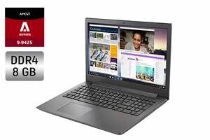 Ноутбук Б-класс Lenovo IdeaPad 130-15AST / 15.6' (1366x768) TN / AMD A9-9425 (2 ядра по 3.1 - 3.7 GHz) / 8 GB DDR4 /...