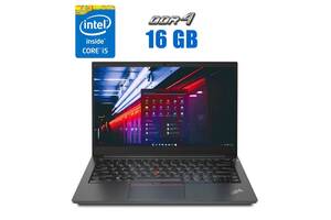 Ноутбук Б-класс Lenovo ThinkPad E14 Gen 2 / 14' (1920x1080) IPS / Intel Core i5-1135G7 (4 (8) ядра по 2.4 - 4.2 GHz)...