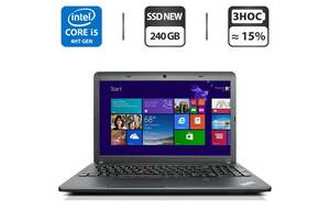 Ноутбук Б-класс Lenovo ThinkPad E540 / 15.6' (1366x768) TN / Intel Core i5-4200M (2 (4) ядра по 2.5 - 3.1 GHz) / 8 GB...
