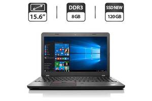 Ноутбук Б-класс Lenovo ThinkPad E550 / 15.6' (1366x768) TN / Intel Core i3-4005U (2 (4) ядра по 1.7 GHz) / 8 GB DDR3...