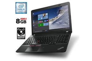 Ноутбук Б-класс Lenovo ThinkPad E560/ 15.6' (1366x768)/ i5-6200U/ 8GB RAM/ 500GB HDD/ HD 520
