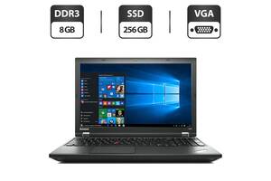 Ноутбук Б-класс Lenovo ThinkPad L540 / 15.6' (1366x768) TN / Intel Core i5-4300M (2 (4) ядра по 2.6 - 3.3 GHz) / 8 GB...