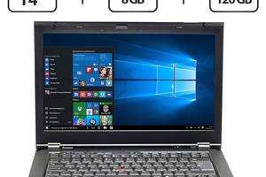 Ноутбук Б-класс Lenovo ThinkPad T420 / 14' (1366x768) TN / Intel Core i5-2520M (2 (4) ядра по 2.5 - 3.2 GHz) / 8 GB D...