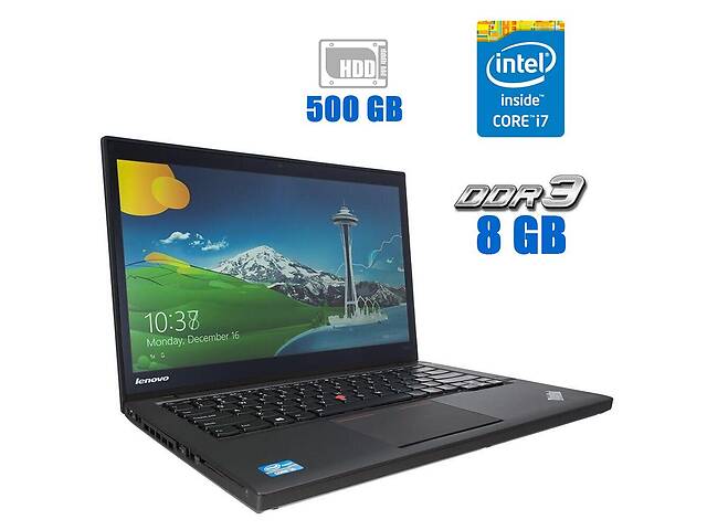 Ноутбук Б-класс Lenovo ThinkPad T440/ 14' (1600x900)/ i7-4600U/ 8GB RAM/ 500GB HDD/ HD 4400