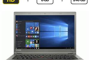 Ноутбук Б-класс Lenovo ThinkPad T440p / 14' (1920x1080) TN / Intel Core i7-4600M (2 (4) ядра по 2.9 - 3.6 GHz) / 8 GB...