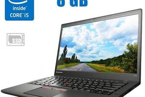 Ноутбук Б-клас Lenovo ThinkPad T450s/14' (1600x900)/i5-5300U/8GB RAM/240GB SSD/HD 5500/Два АКБ