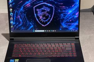 Б/у Игровой ноутбук MSI GF63 Thin 11UC-471NEU 15.6' 1920x1080| i5-11400H| 32GB RAM| 480GB SSD| RTX 3050 4GB