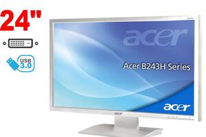 Б/у Монитор Acer B246HL | 24' (1920x1080) TN | DVI, VGA, USB 3.0 | VESA 100x100